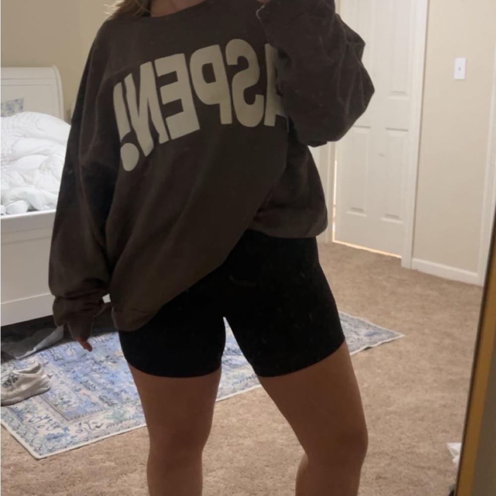 Daily Drills Brown Crewneck